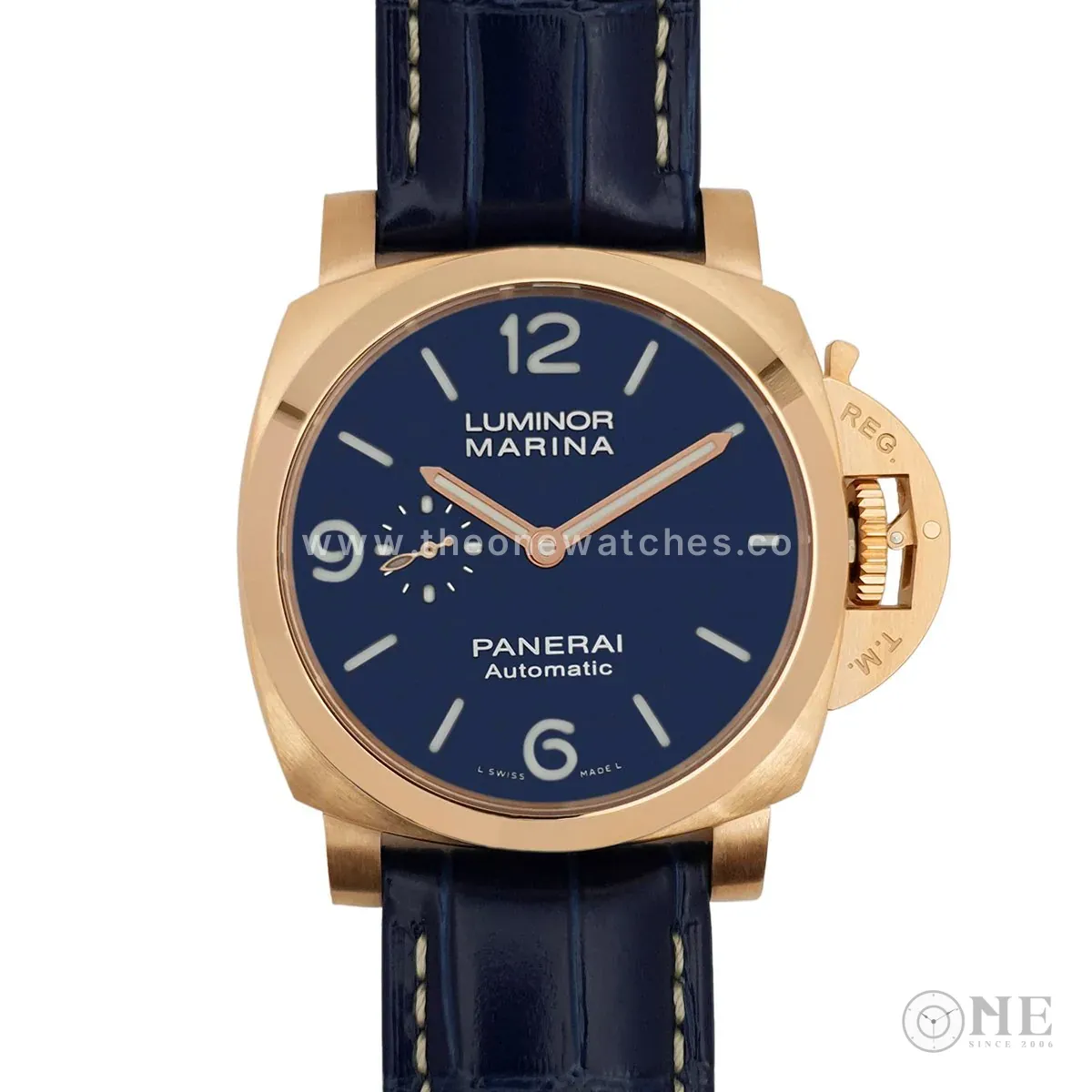 PAM1112 Luminor Marina Goldtech™ Sole Blu 44mm
