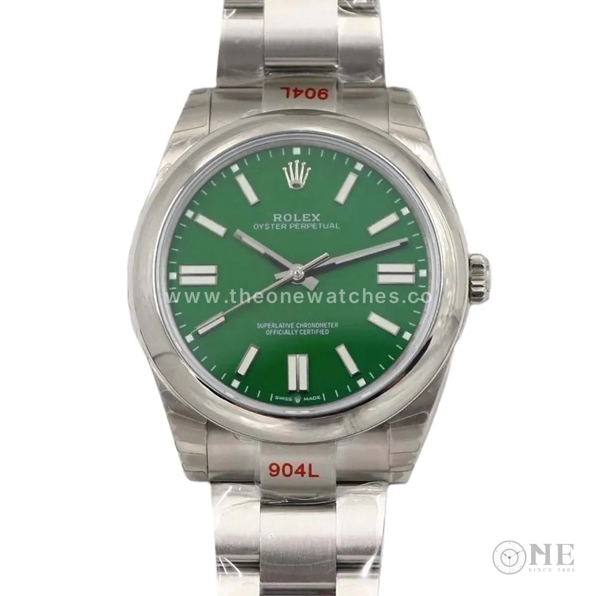 Oyster Perpetual 41mm Green Dial 114300