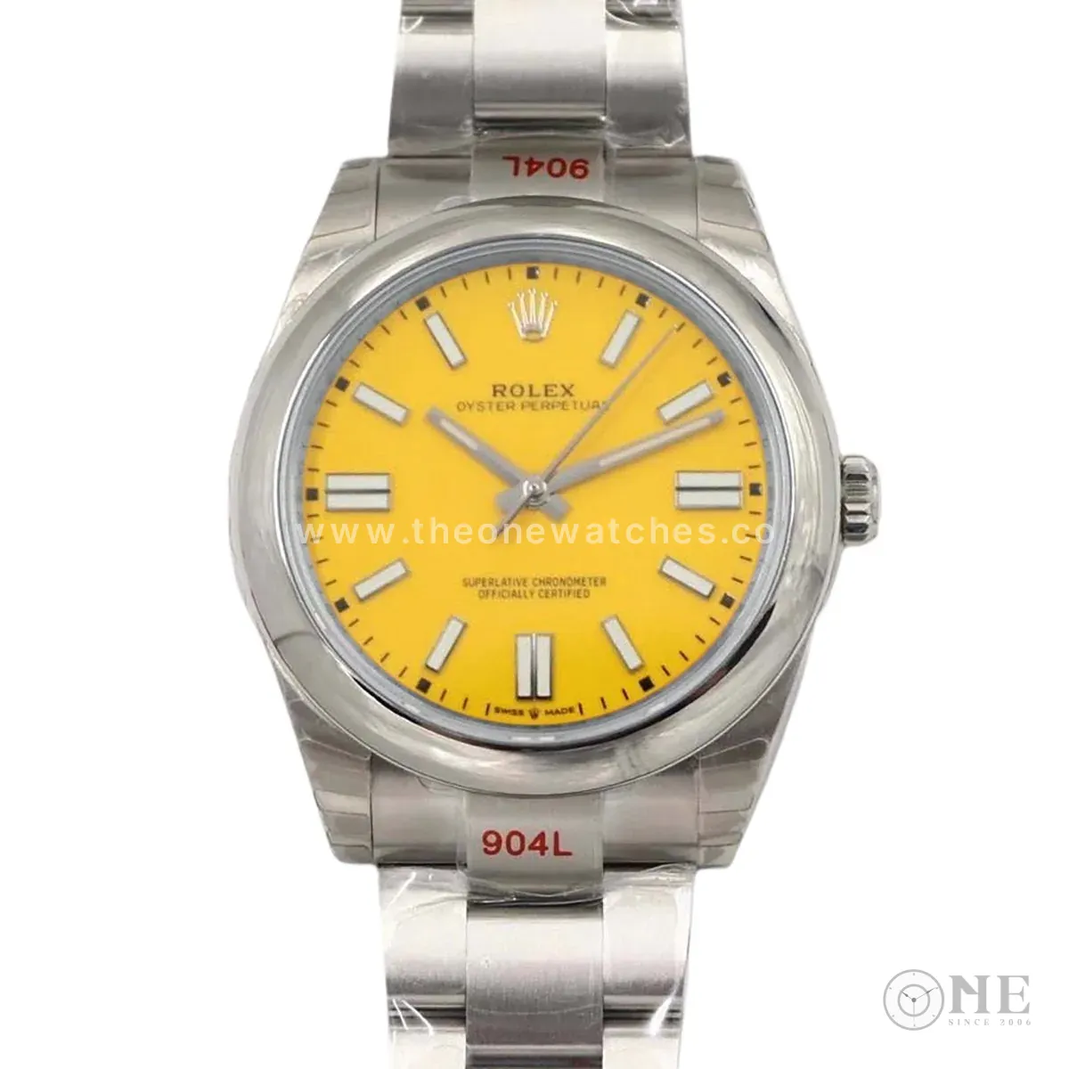 Oyster Perpetual 41mm Yellow Dial 114300
