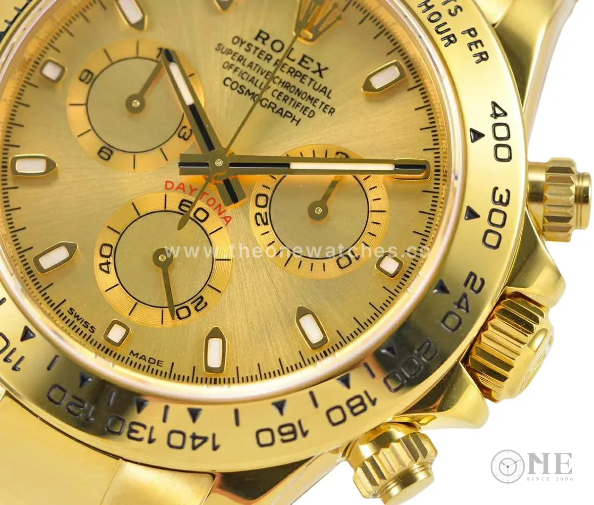 Daytona 116508 cadran or en or jaune – Image 4