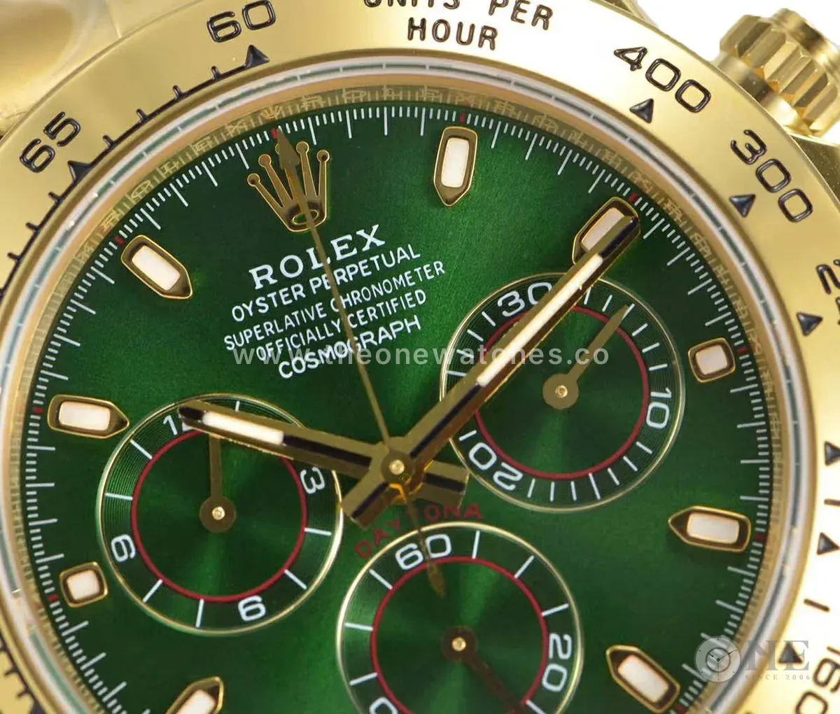 Daytona 116508 Green Dial in Yellow Gold - Image 4