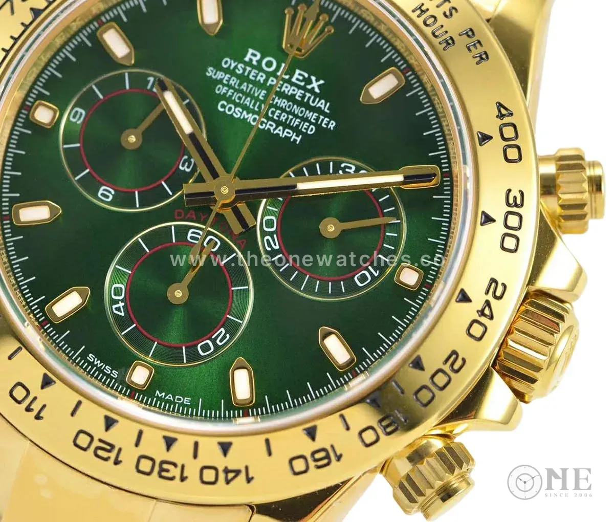 Daytona 116508 Green Dial in Yellow Gold - Image 5