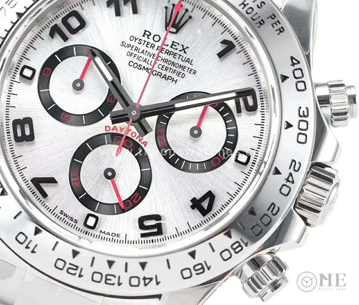 Daytona 116509 cadran argenté en or blanc – Image 3