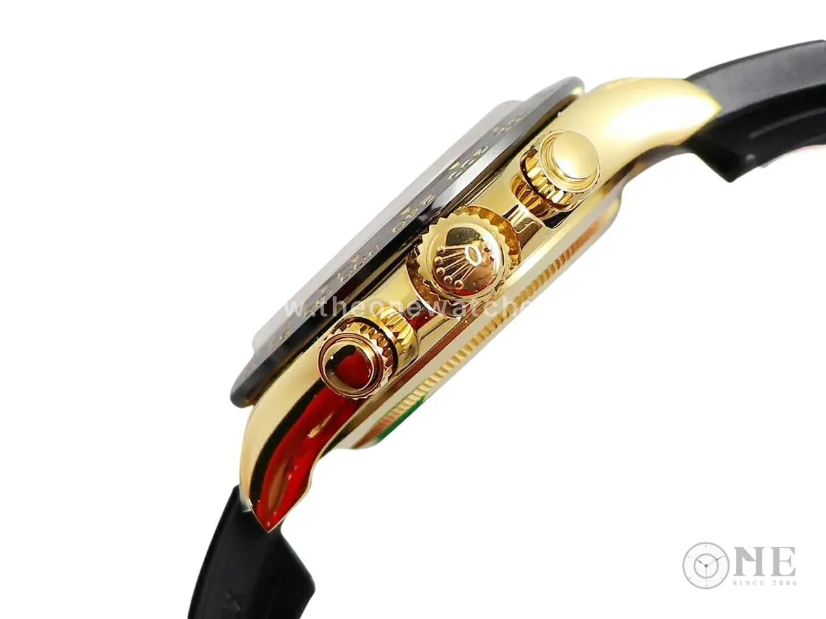 Daytona 116518LN quadrante champagne e nero in oro giallo - immagine 5