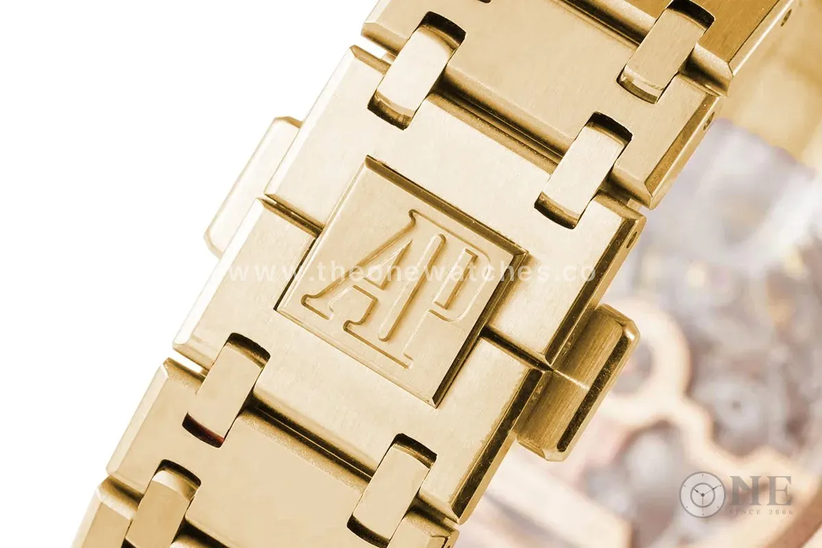 Royal Oak 15202 39mm Yellow Dial in Yellow Gold - Image 7