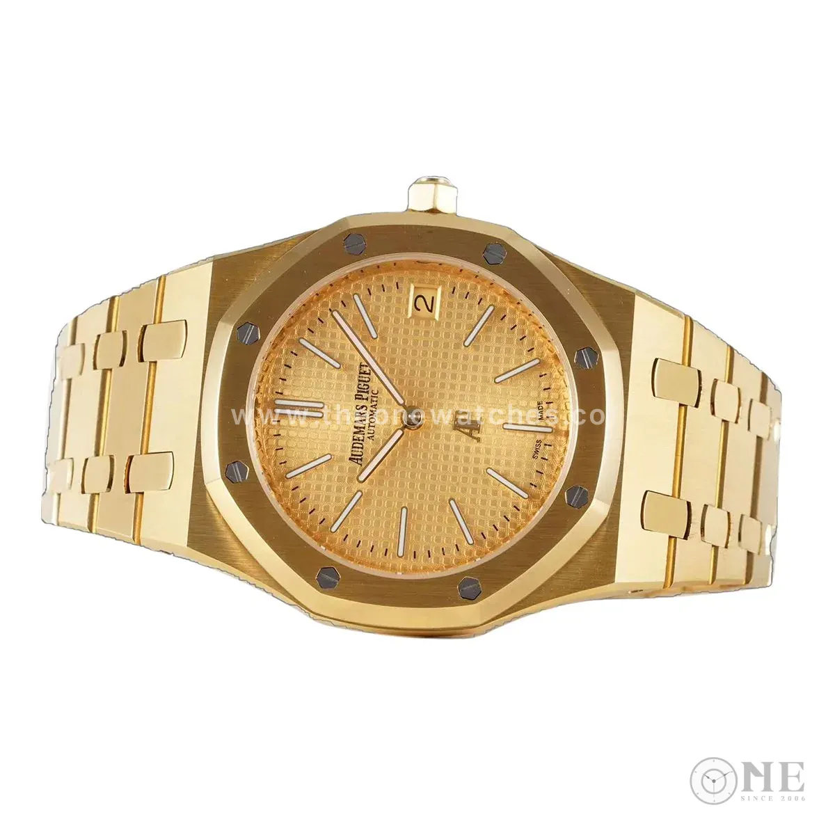 Royal Oak 15202 39mm Yellow Dial in Yellow Gold - Image 3