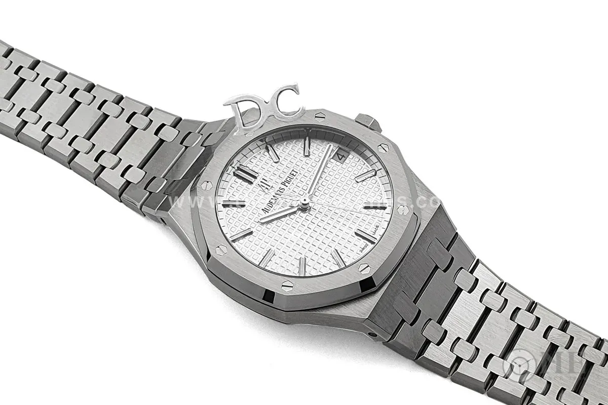 Royal Oak 15500 esfera blanca - Imagen 2