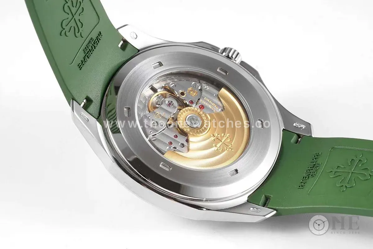 Aquanaut 5168G-010 esfera verde en oro blanco - Imagen 9