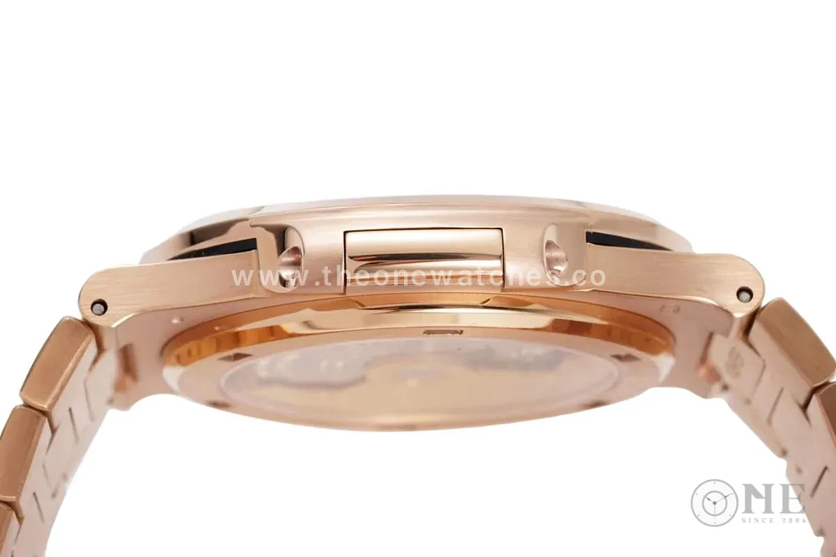 Nautilus Jumbo 5711/1R-001 cadran marron lunette diamants – Image 8