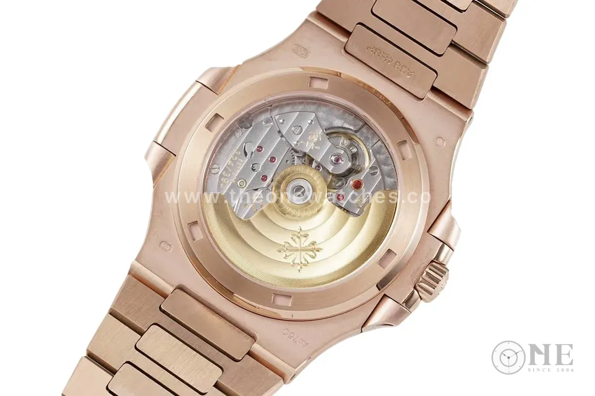 Nautilus Jumbo 5711/1R-001 cadran marron lunette diamants – Image 7