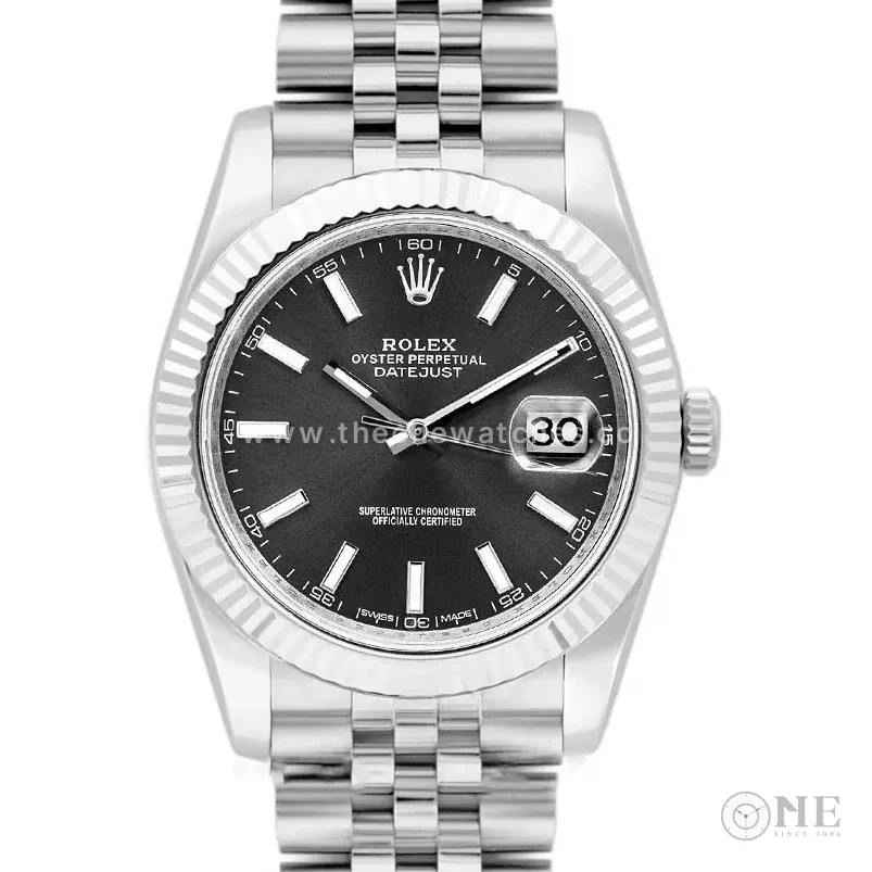 Datejust 41 126334 Stick Markers in White Gold