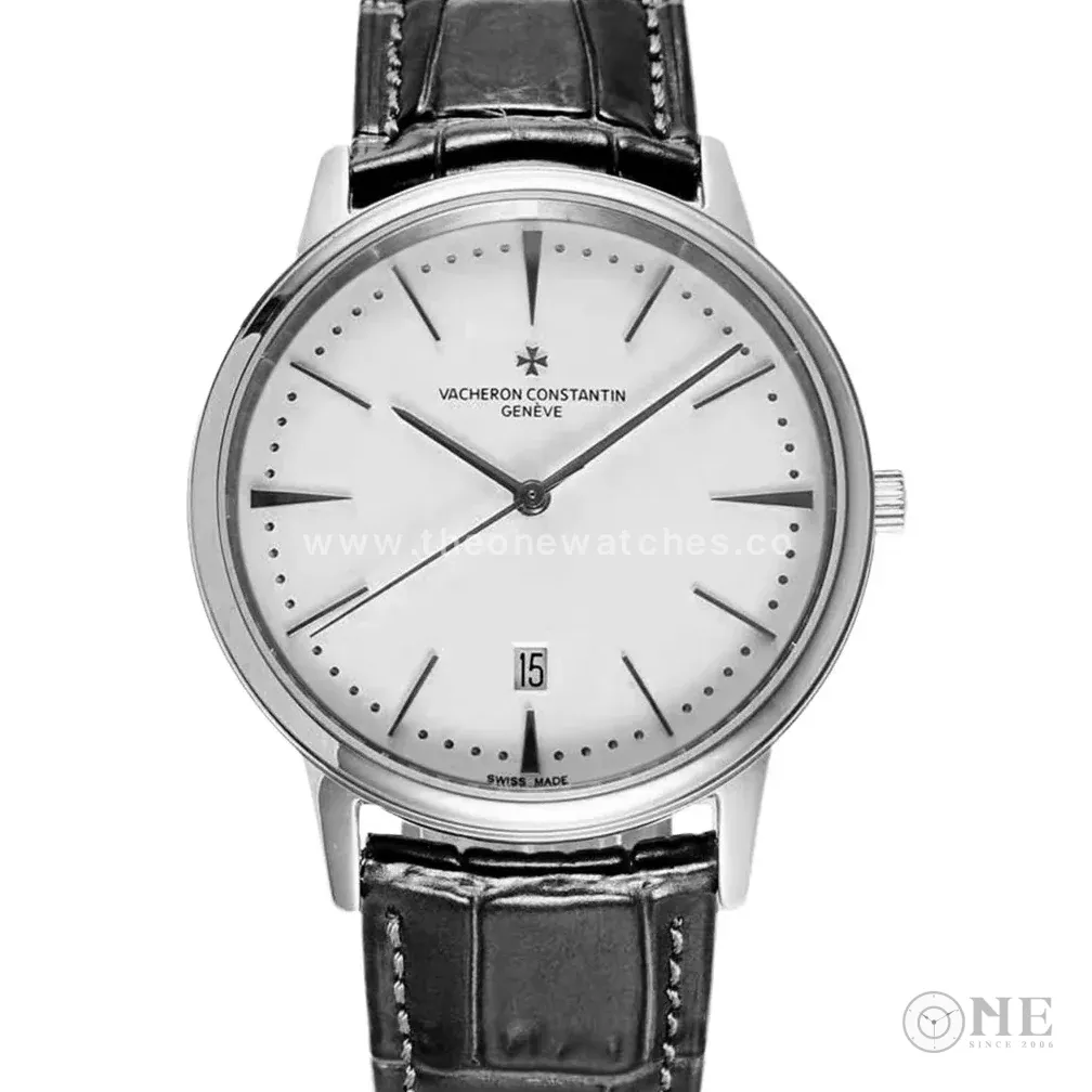 Patrimony White Dial in White Gold Ref: 85180