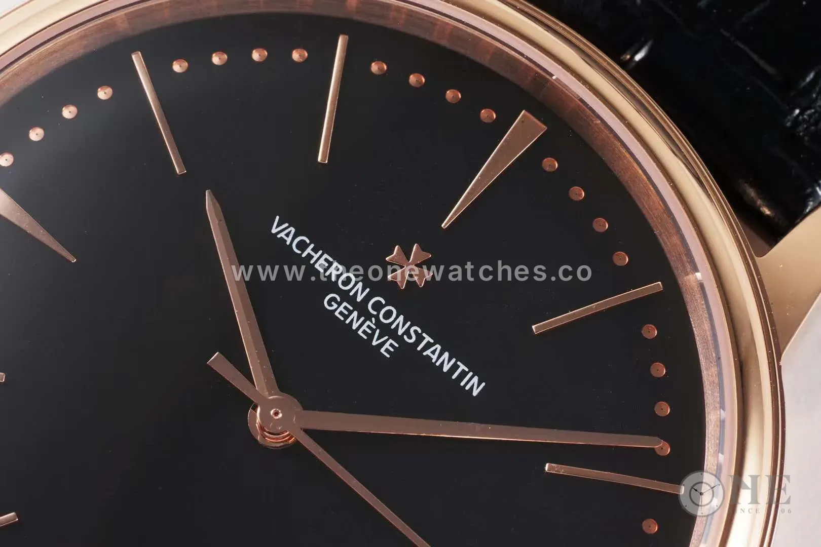 Patrimony quadrante nero in oro rosa Ref: 85180 - immagine 5