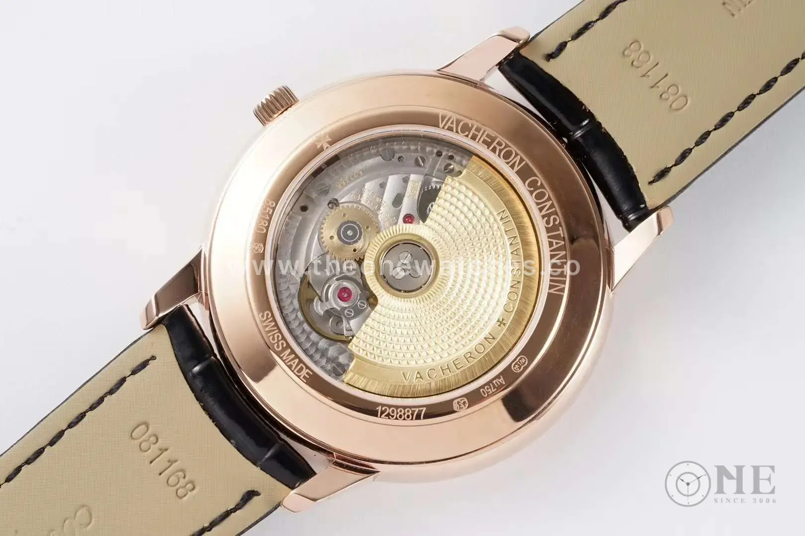 Patrimony quadrante nero in oro rosa Ref: 85180 - immagine 6