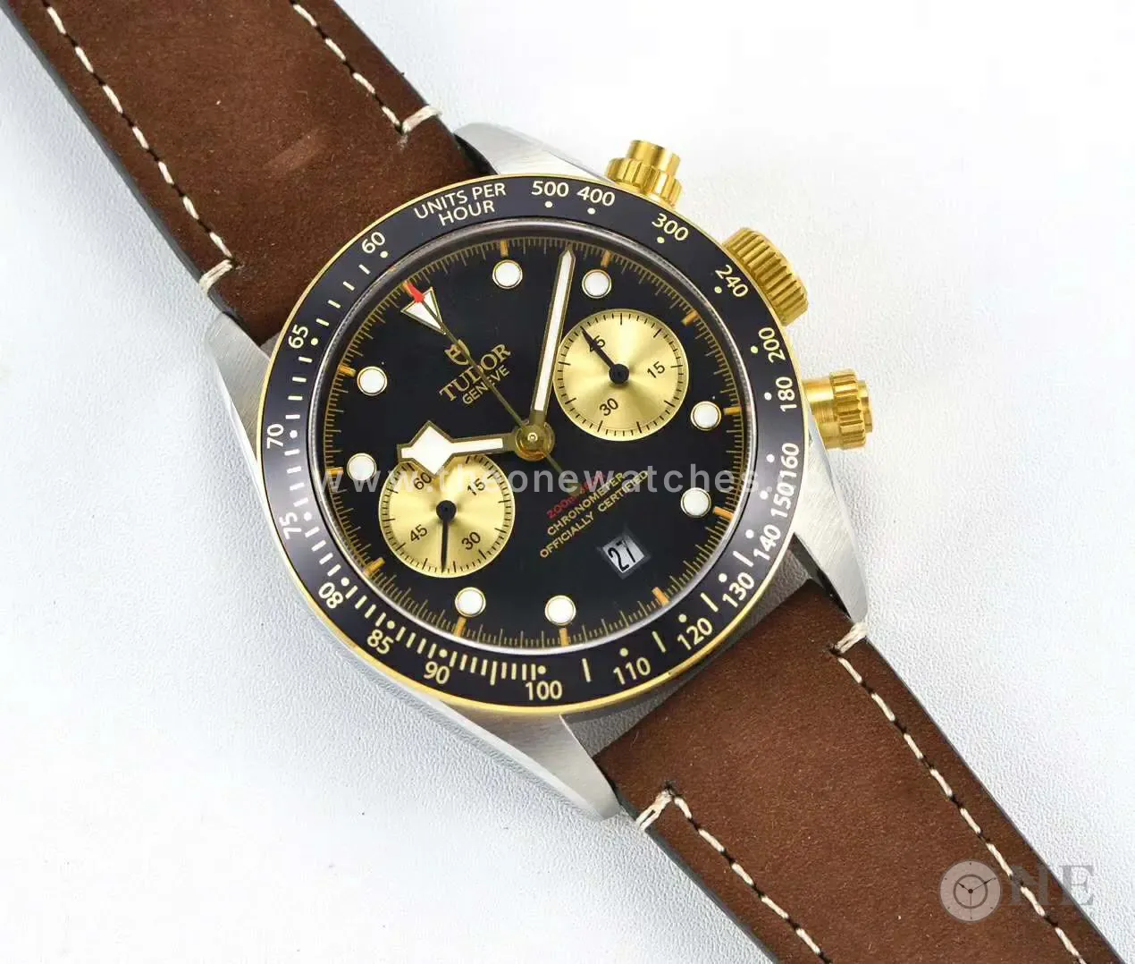 Black Bay Chrono S&G Ref: M79363N on Leather Strap - Image 2
