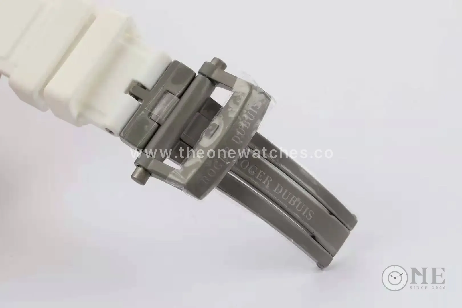 Excalibur Spider Skeleton Flying Tourbillon mit weißem Kautschukarmband – Bild 6