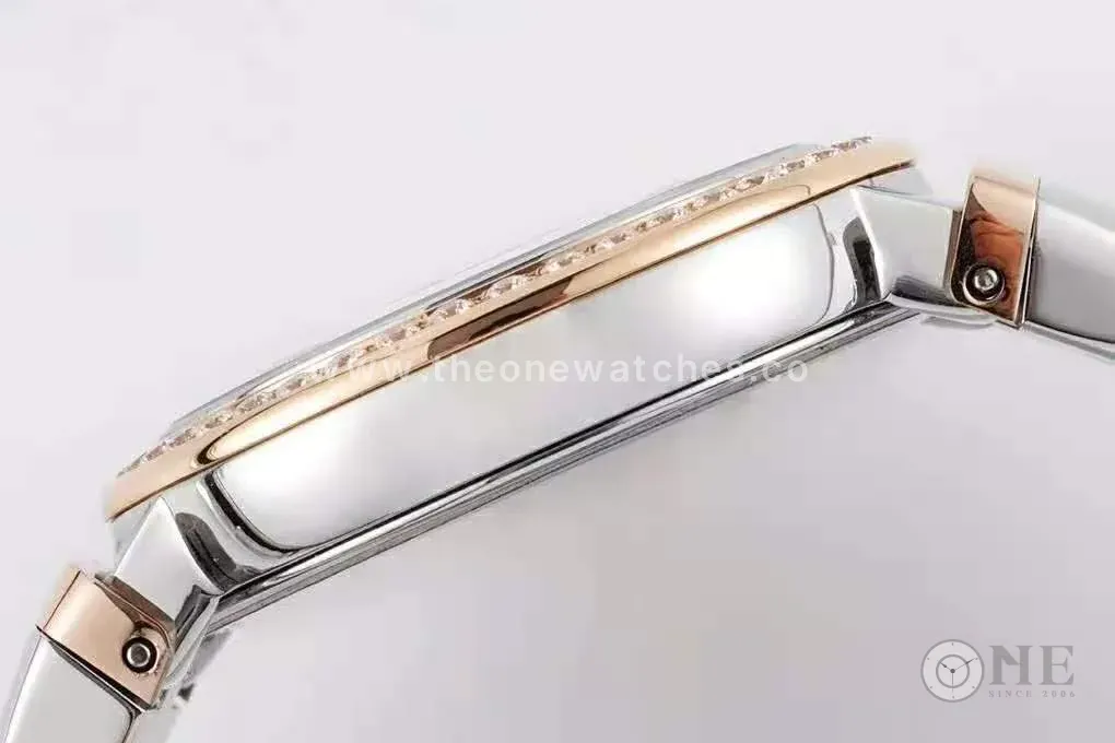 Lvcea Grey Dial in Rose Gold/Steel with Diamond Bezel - Image 10
