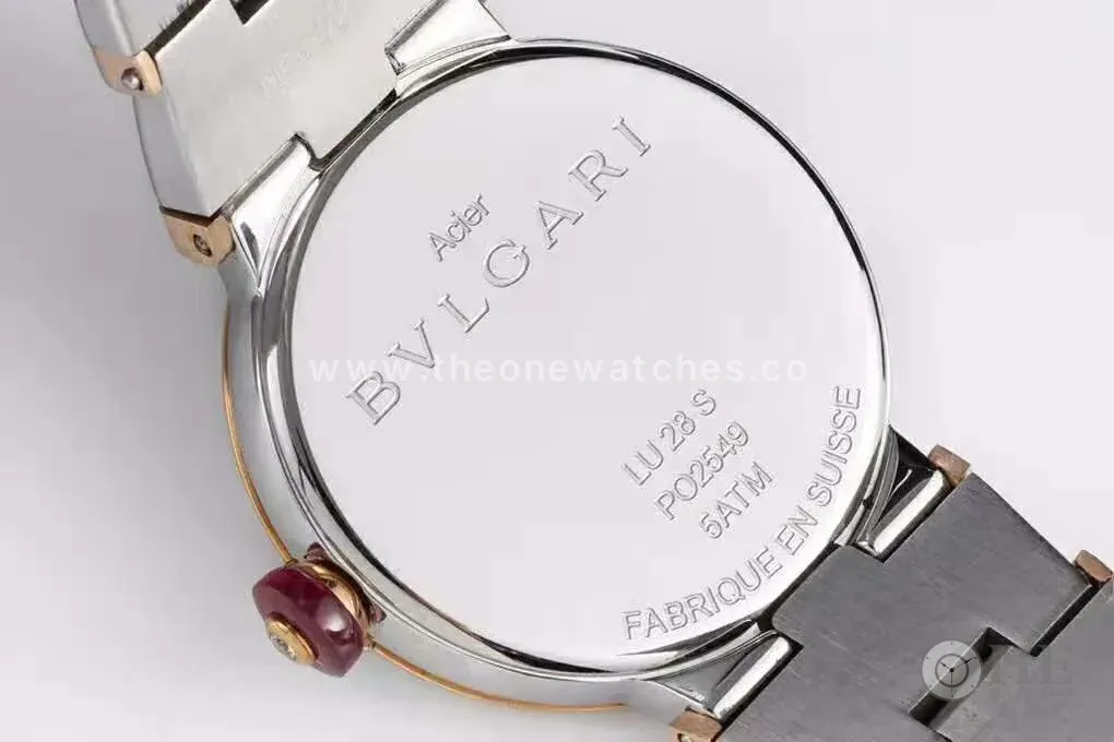 Lvcea Grey Dial in Rose Gold/Steel with Diamond Bezel - Image 6