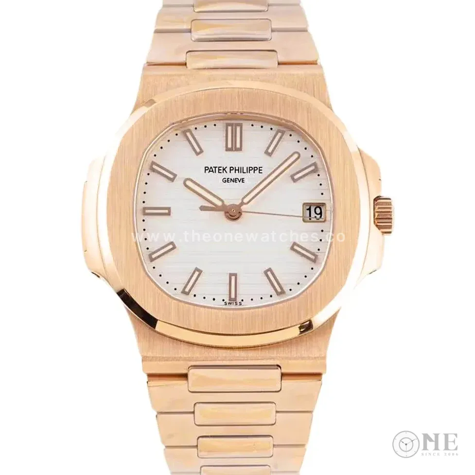Nautilus Jumbo 5711/1R White Dial