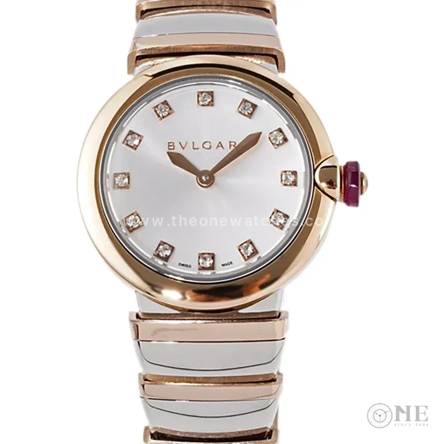 Lvcea Silver Dial in Rose Gold/Steel