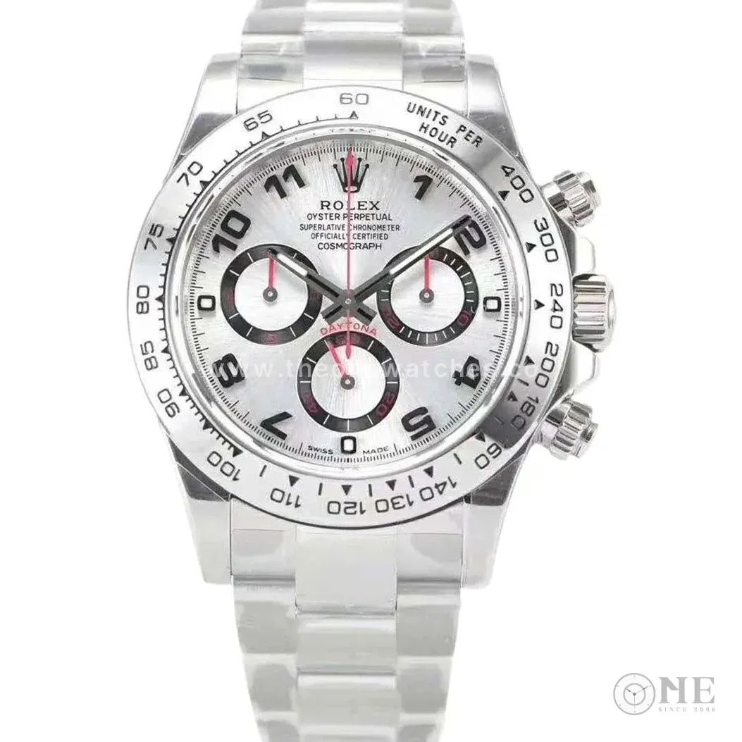 Daytona 116509 Silver Dial in White Gold