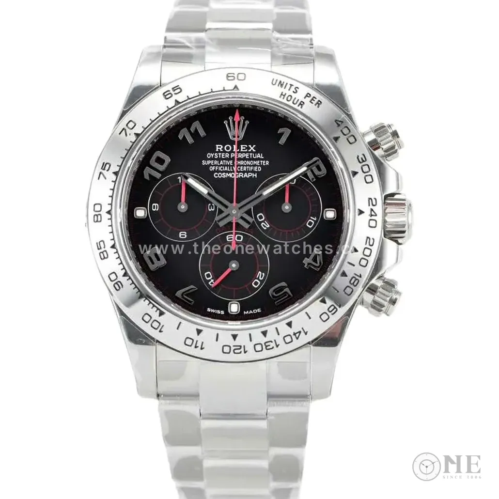 Daytona 116509 Black Dial in White Gold