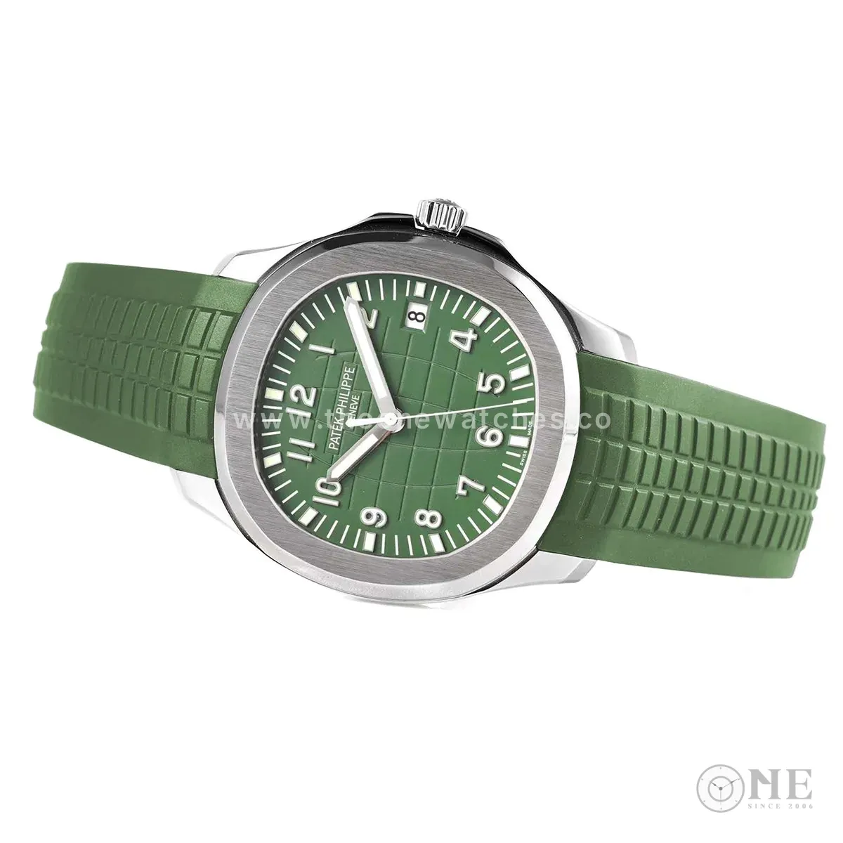 Aquanaut 5168G-010 esfera verde en oro blanco - Imagen 4