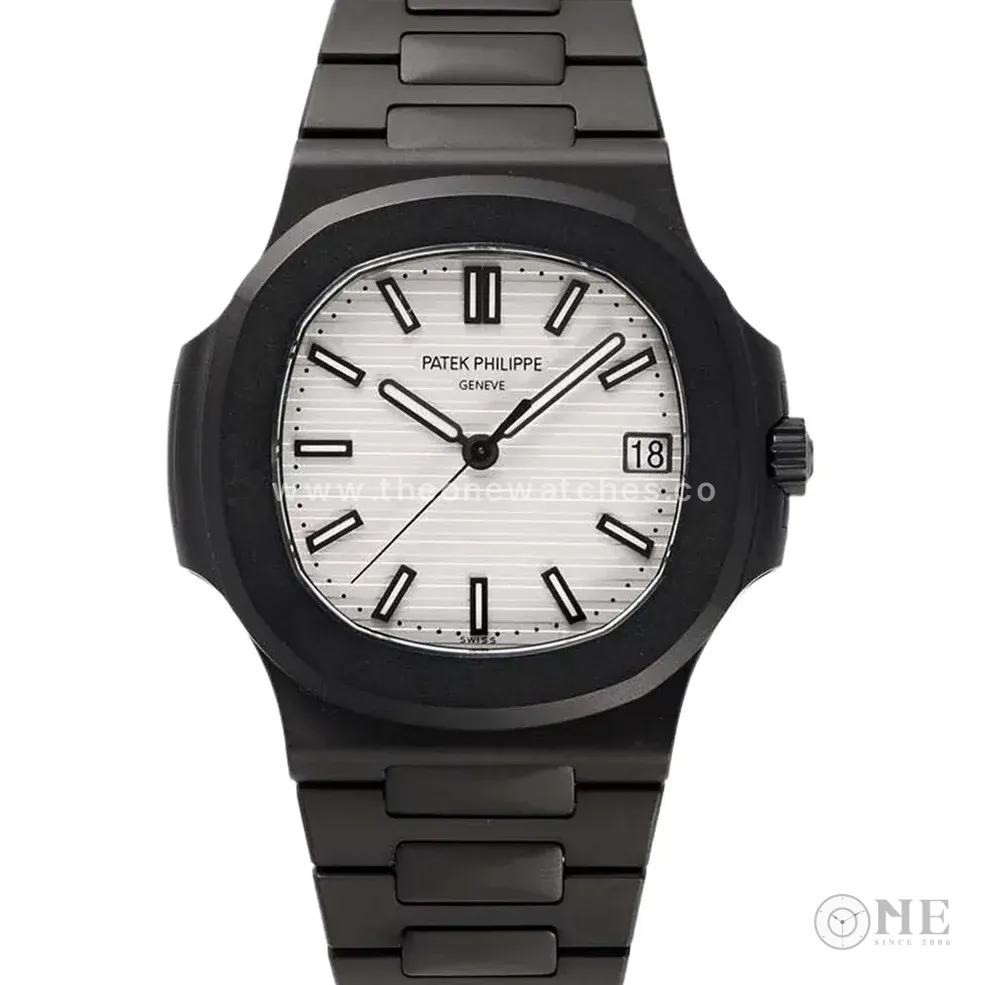 Nautilus Jumbo 5711’Black Venom Limited Edition’ White Dial
