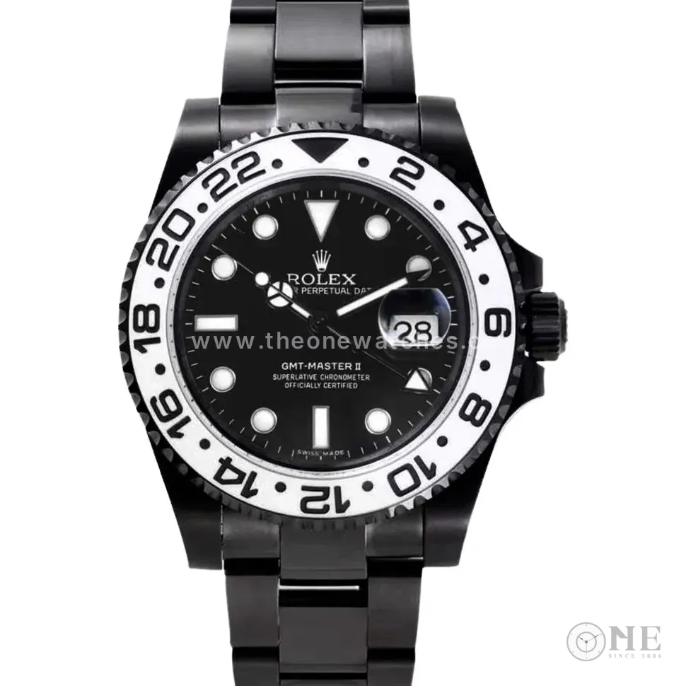 GMT Master II 116710 “Oreo” Black Dial in PVD