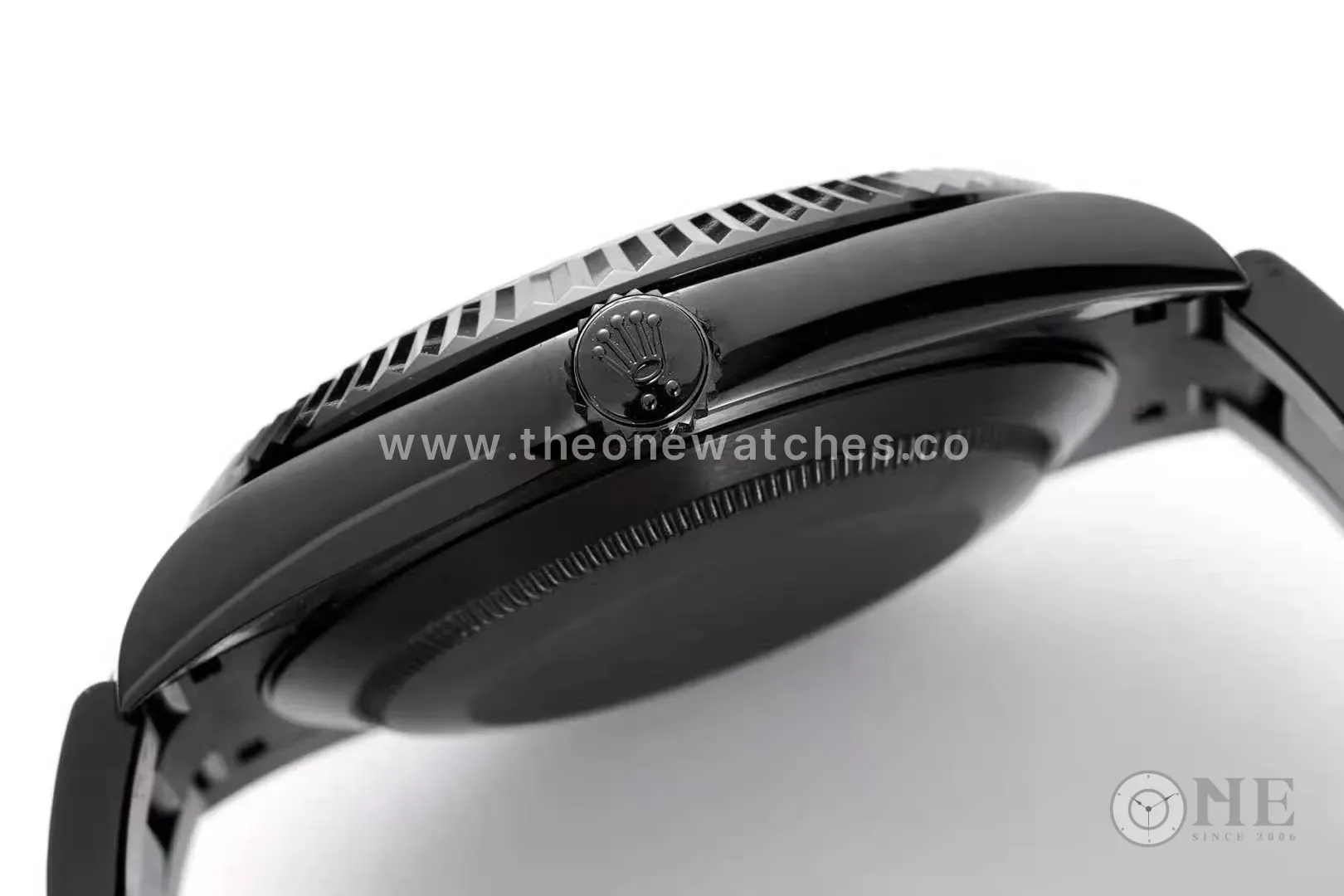 Datejust 41 cadran bleu index bâtons en PVD noir – Image 6