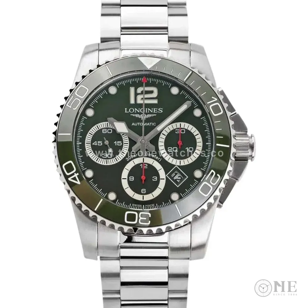 Hydroconquest Green Dial on Bracelet