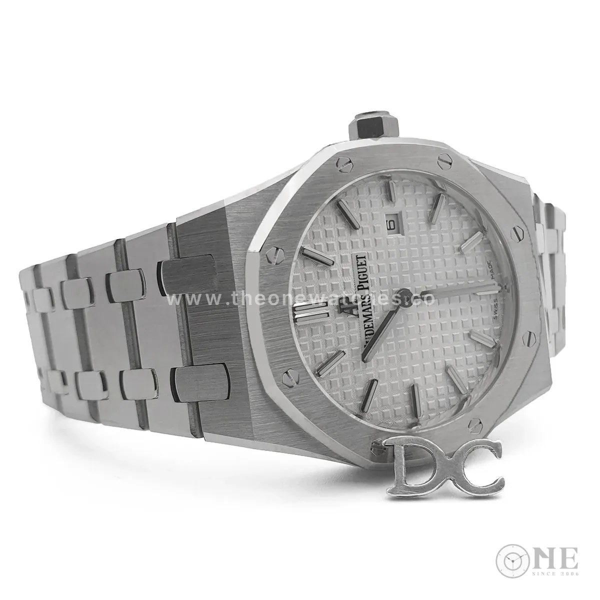 Lady Royal Oak 67650 weißes Zifferblatt in Stahl – Bild 2