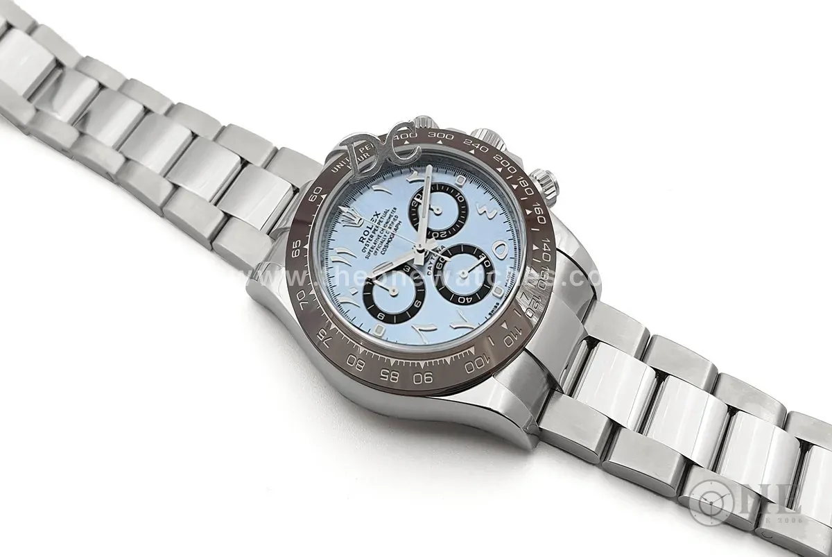 Daytona 116506 Ice Blue Dial in Platinum with Arabic Markers - Image 2