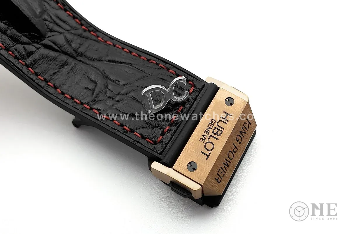 King Power F1 cronografo quadrante nero in oro rosa - immagine 6