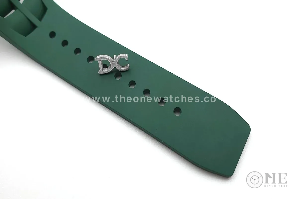 RM 011-02 Le Mans Classic chronographe vert sur bracelet en caoutchouc vert – Image 10