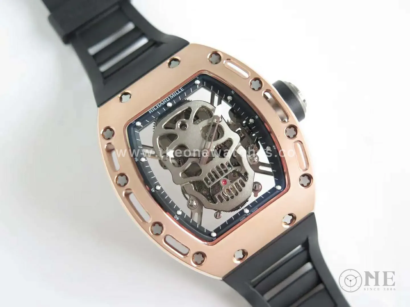 RM 052-01 Tourbillon Skull in Rose Gold - Image 2