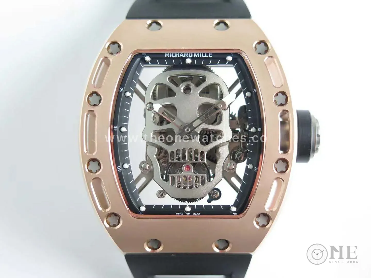 RM 052-01 Tourbillon Skull in Rose Gold - Image 4