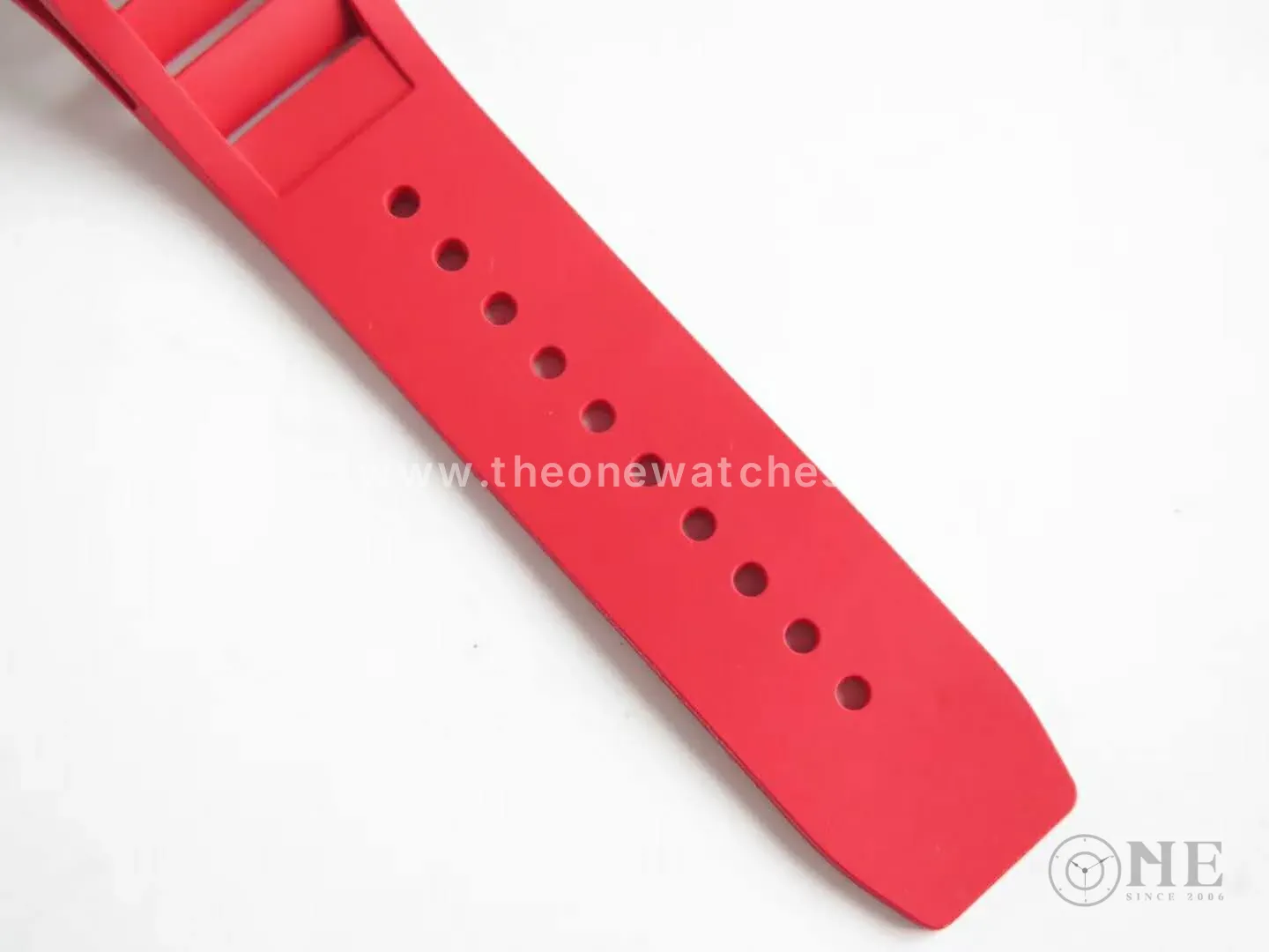 RM 052-01 Tourbillon Skull in Titanium on Red Rubber Strap - Image 9