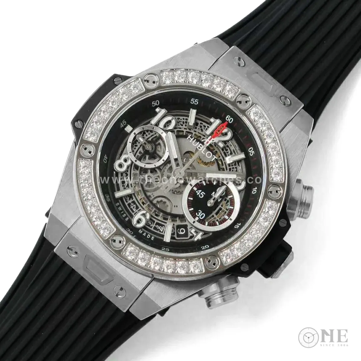 Big Bang Unico acero con diamantes - Imagen 2
