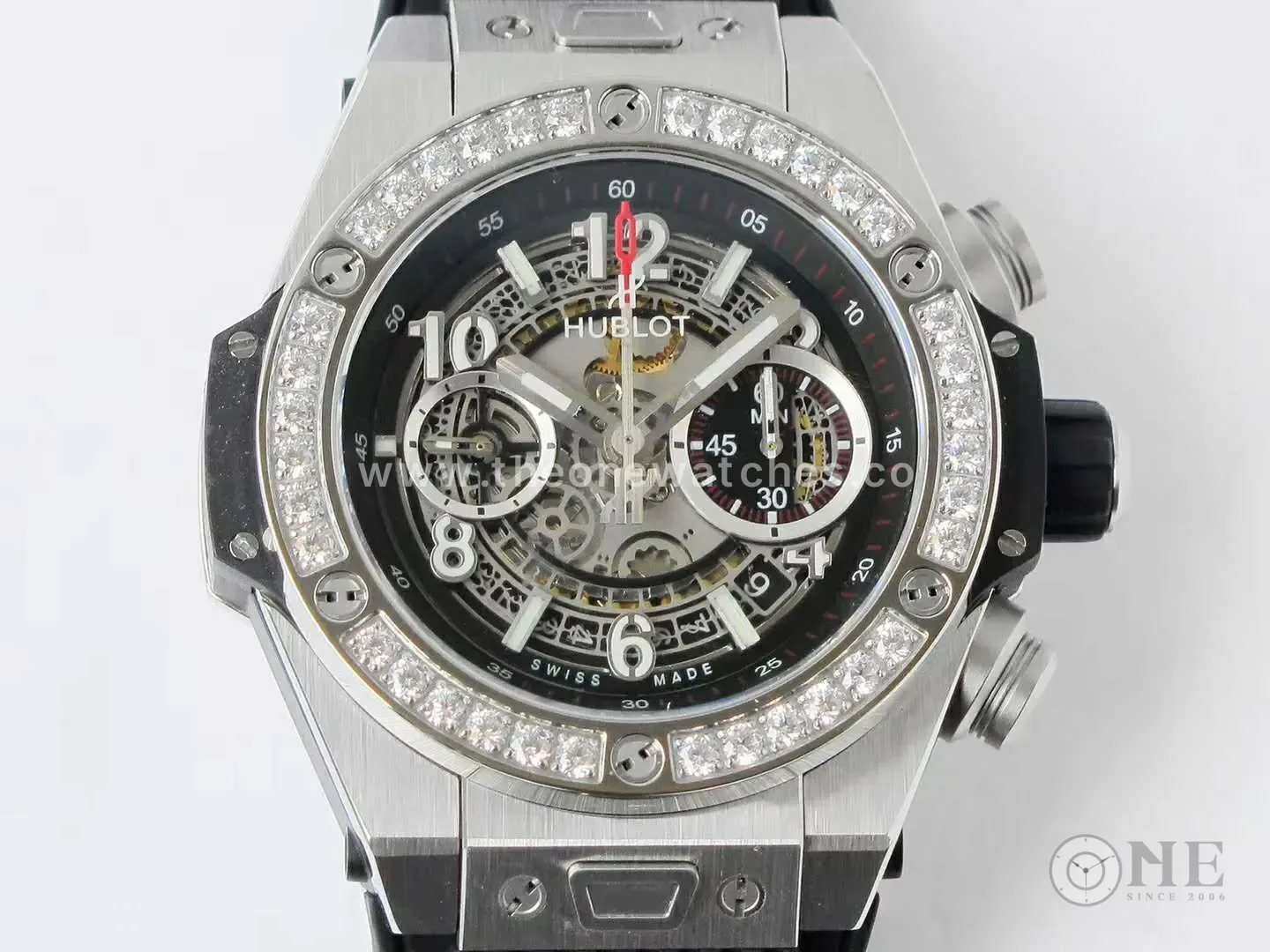 Big Bang Unico acero con diamantes - Imagen 4