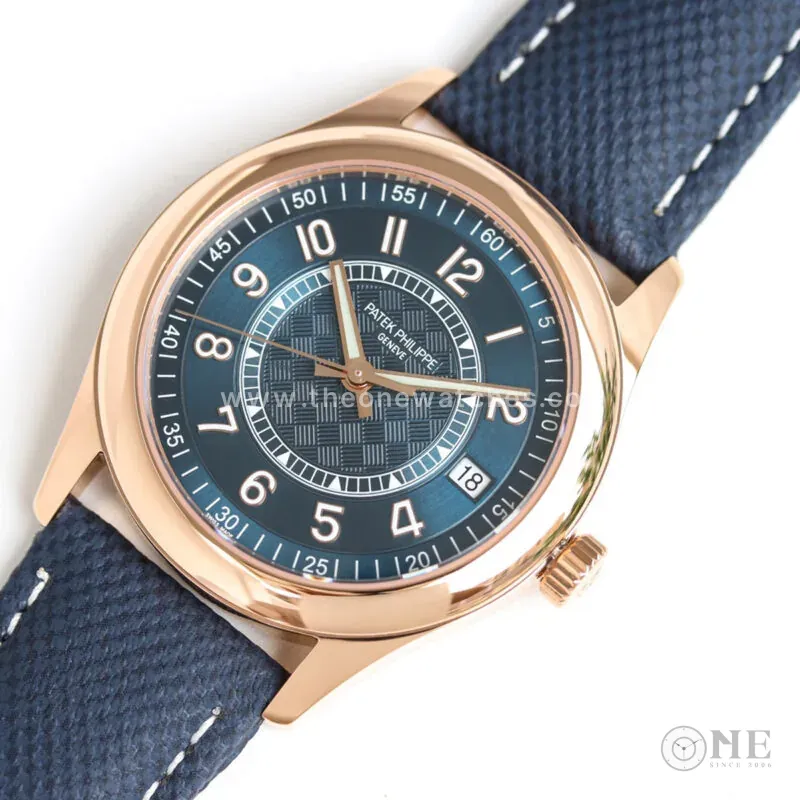 Calatrava 6007 Blue Dial in Rose Gold - Image 4