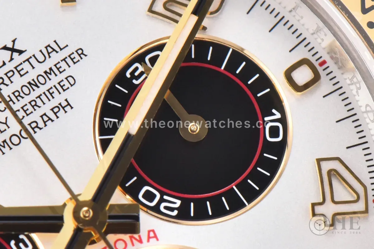 Daytona 116519 quadrante bianco in oro giallo - immagine 4