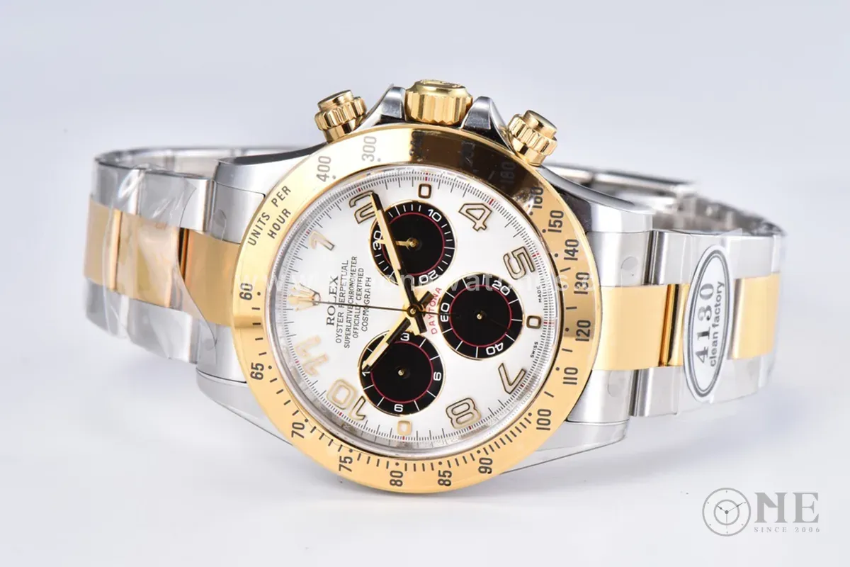 Daytona 116519 quadrante bianco in oro giallo - immagine 2