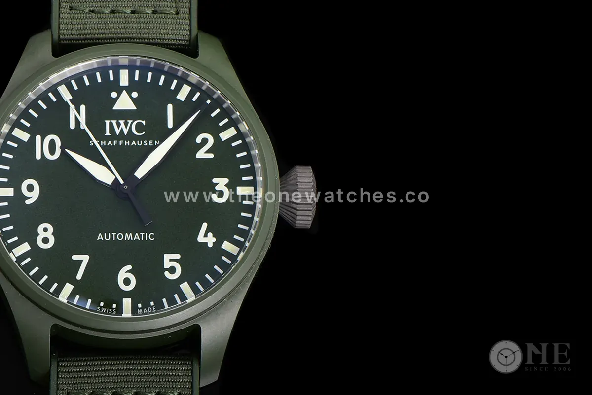 Big Pilot’s Watch 43 IW329802 Top Gun Edition Woodland con correa de camuflaje - Imagen 7