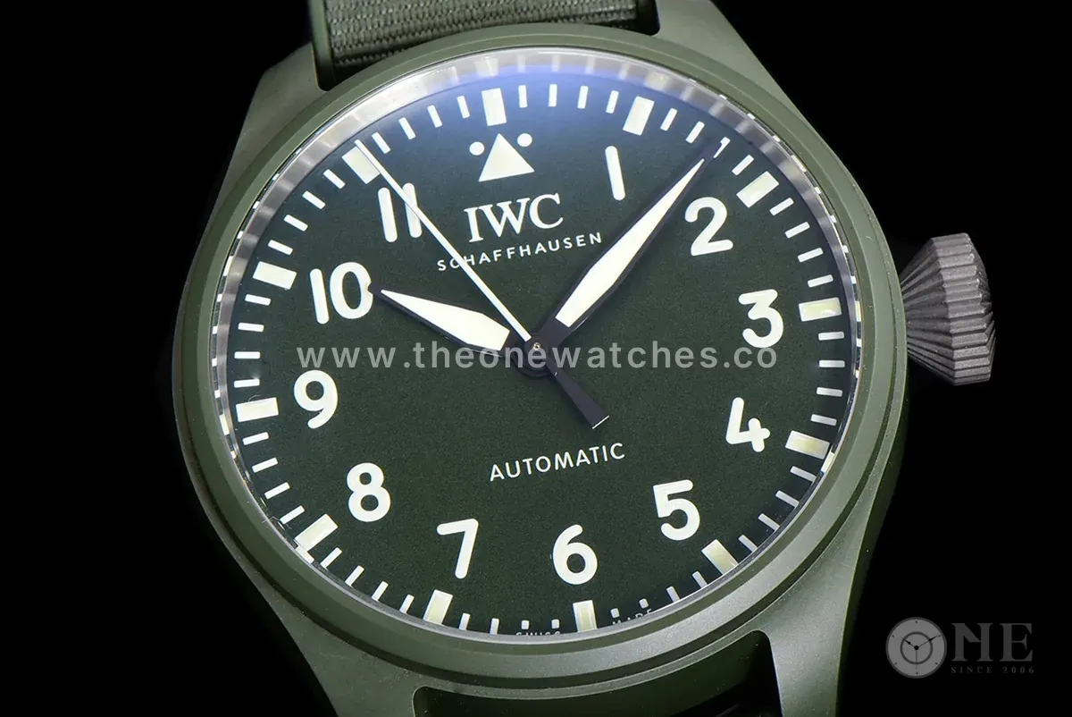 Big Pilot’s Watch 43 IW329802 Top Gun Edition Woodland con correa de camuflaje - Imagen 3