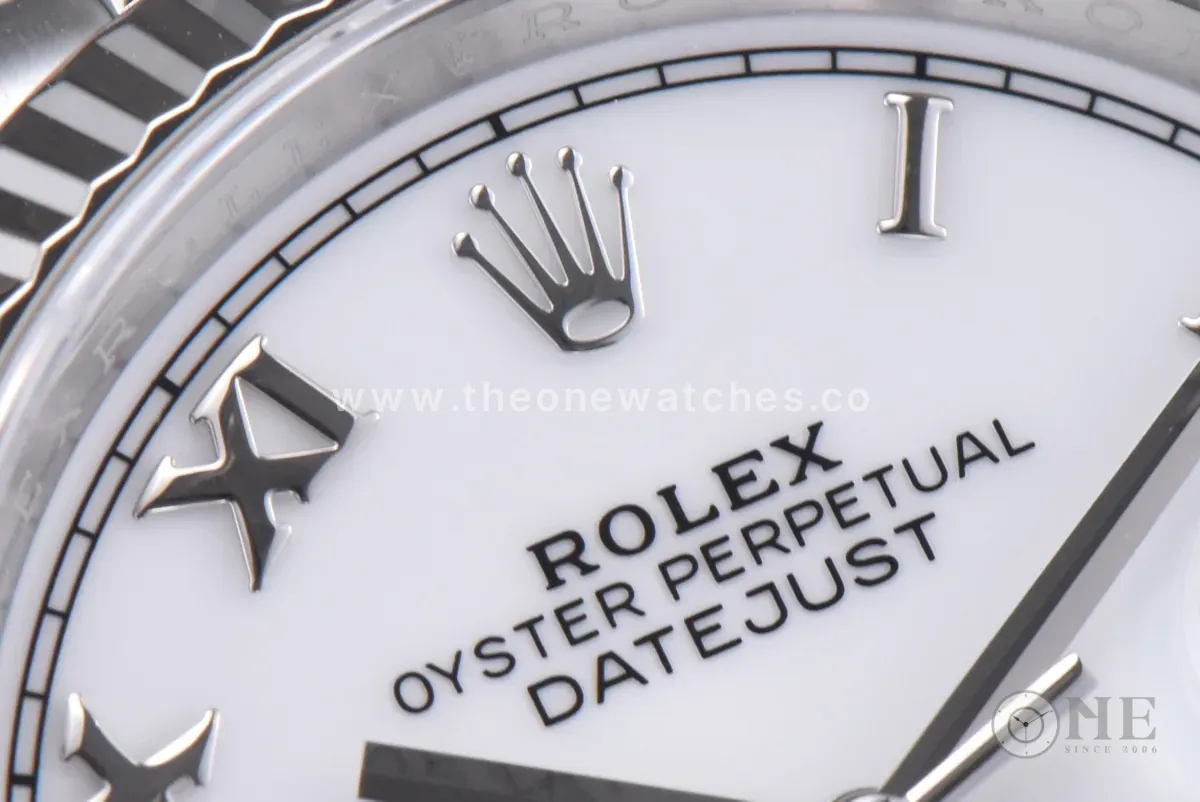 Datejust 36 126234 White Dial with Roman Marker in Steel in Jubilee Bracelet - Image 3