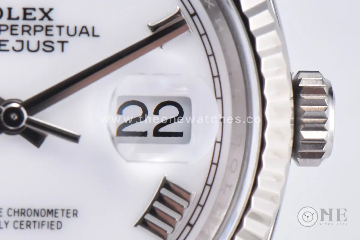 Datejust 36 126234 White Dial with Roman Marker in Steel in Jubilee Bracelet - Image 4