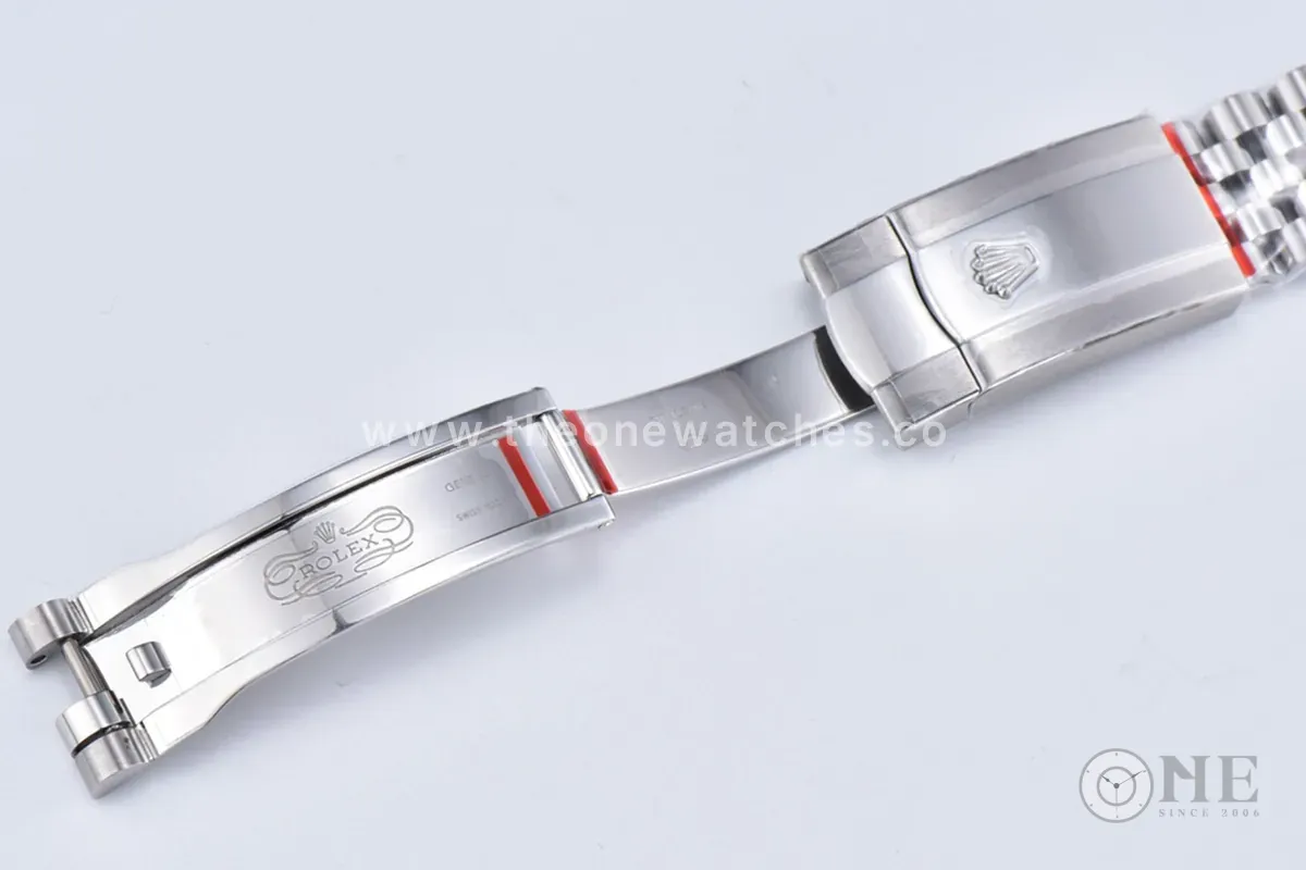 Datejust 36 126234 esfera MOP blanca con índices de diamantes en acero con brazalete Jubilee - Imagen 13