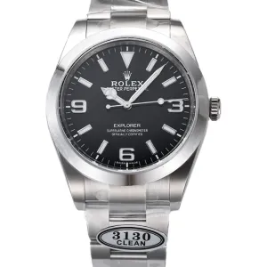 Explorer I 40mm 224270 Black Dial in Steel