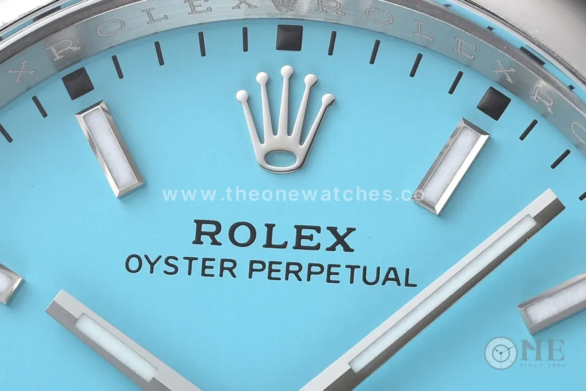 Oyster Perpetual 36mm quadrante blu turchese 126000 - immagine 5